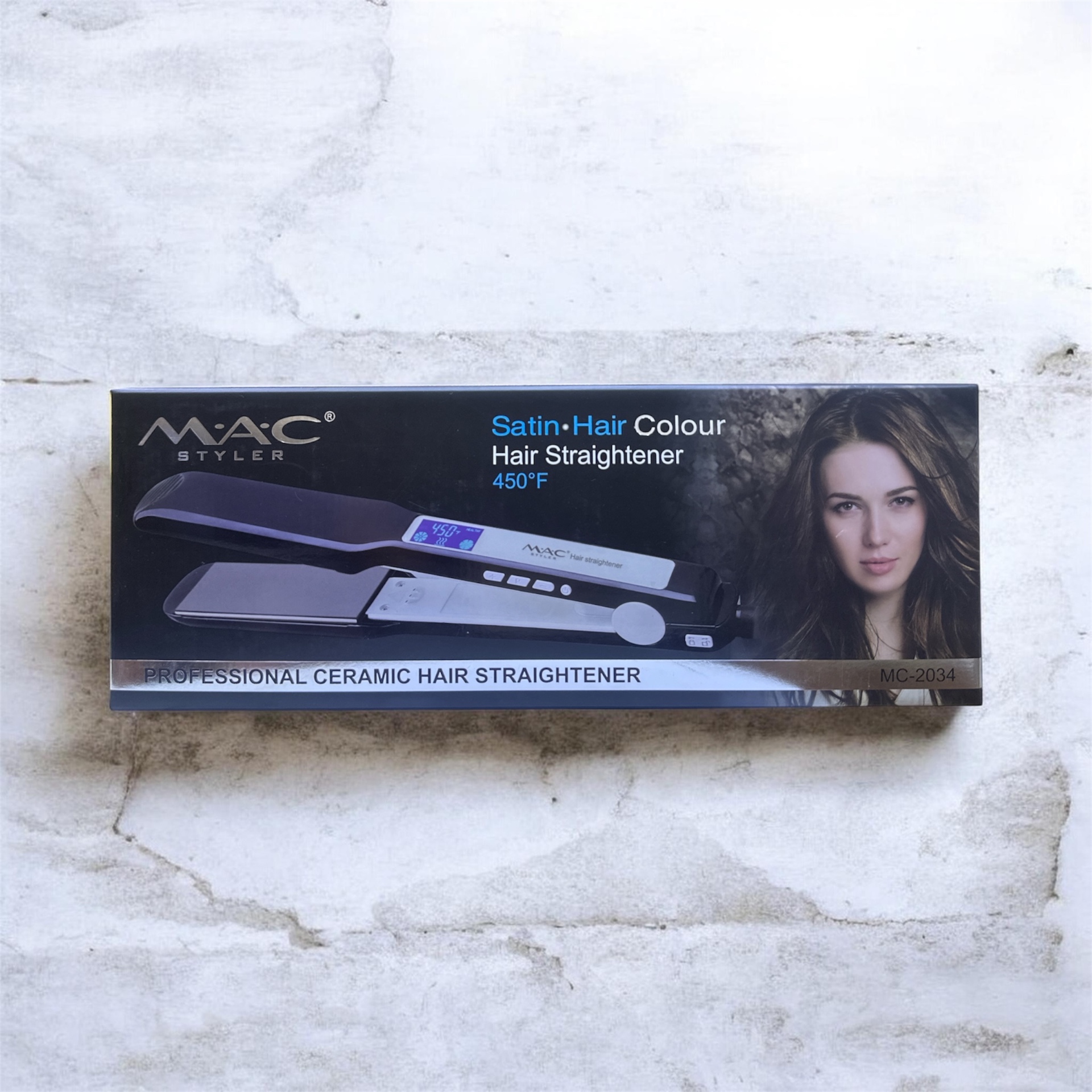 Satin Hair Colour Ceramic Straightener MC-2034 450°F