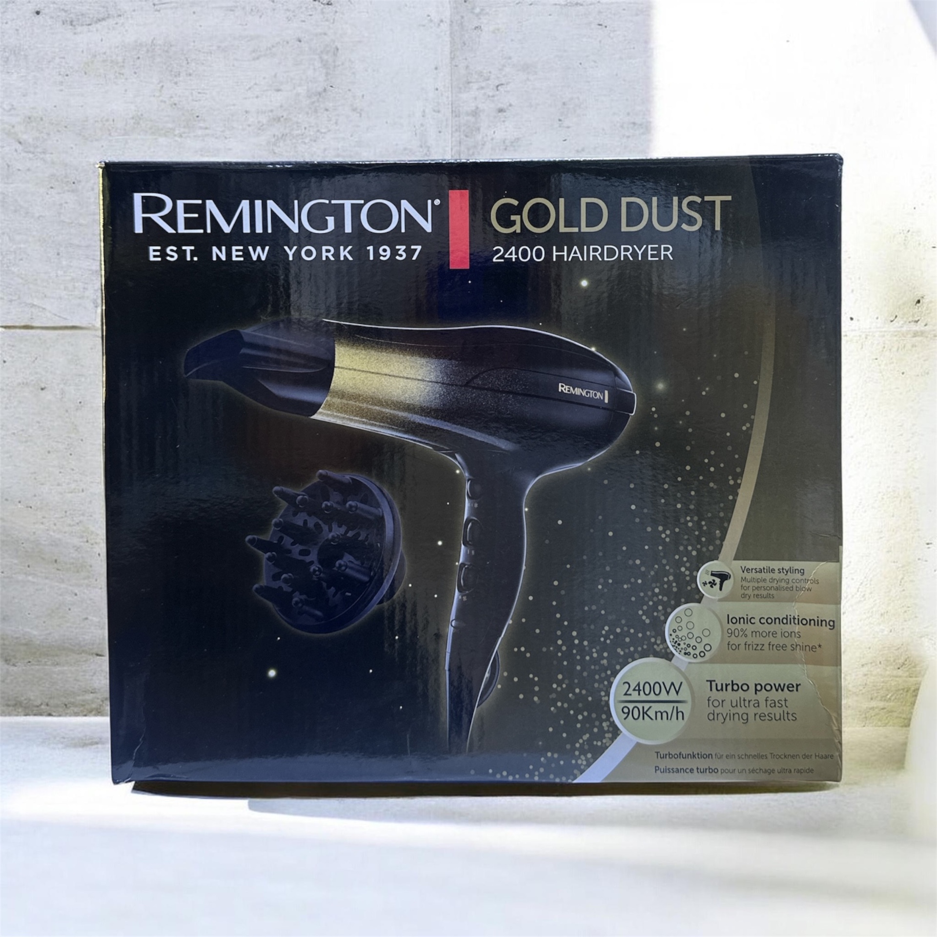 Gold Dust 2400 Hairdryer Ionic 2400W