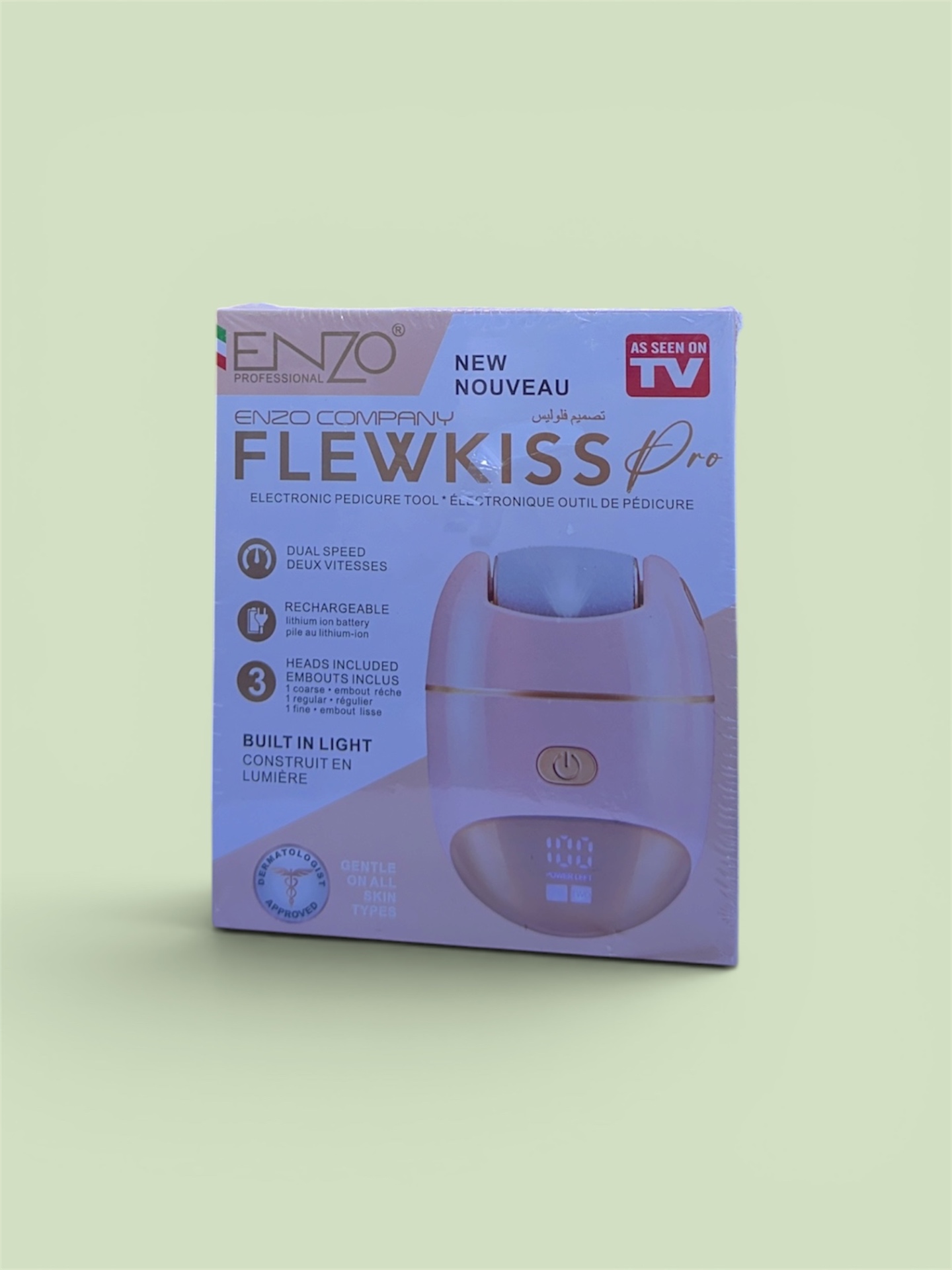 Flewkiss Pro Electronic Pedicure Tool - Rose